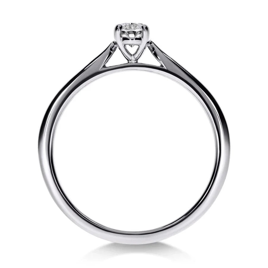 Mon Ange - Bague de Fiançailles Diamant Ovale | LeDiamanti - LeDiamanti