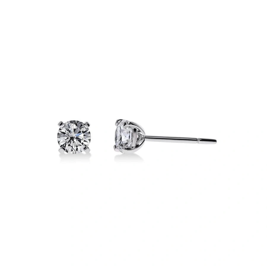 Boucles d'Oreilles Diamant Rond | LeDiamanti - LeDiamanti