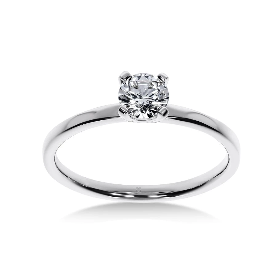 Mon Coeur - Bague de Fiançailles Diamant Rond | LeDiamanti - LeDiamanti