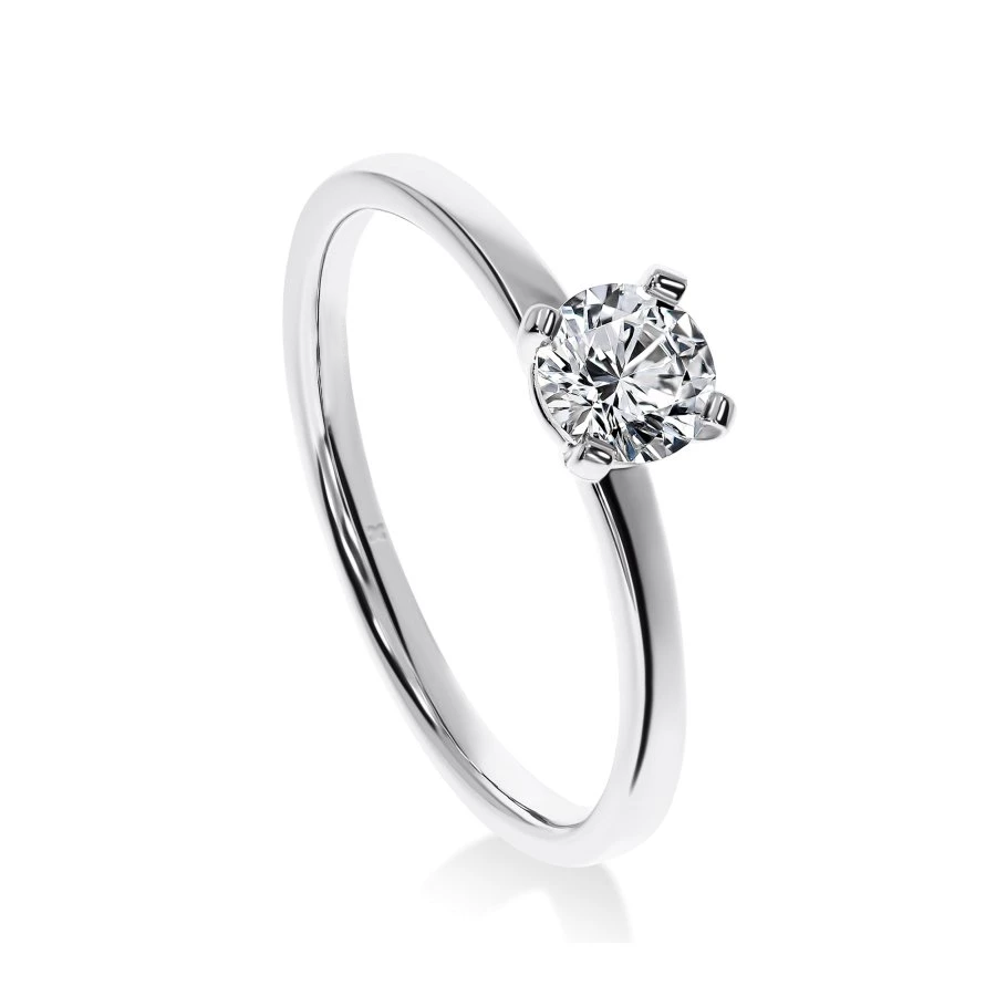 Mon Coeur - Bague de Fiançailles Diamant Rond | LeDiamanti - LeDiamanti