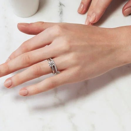 Alliance Diamants Ronds Pavée | LeDiamanti - LeDiamanti