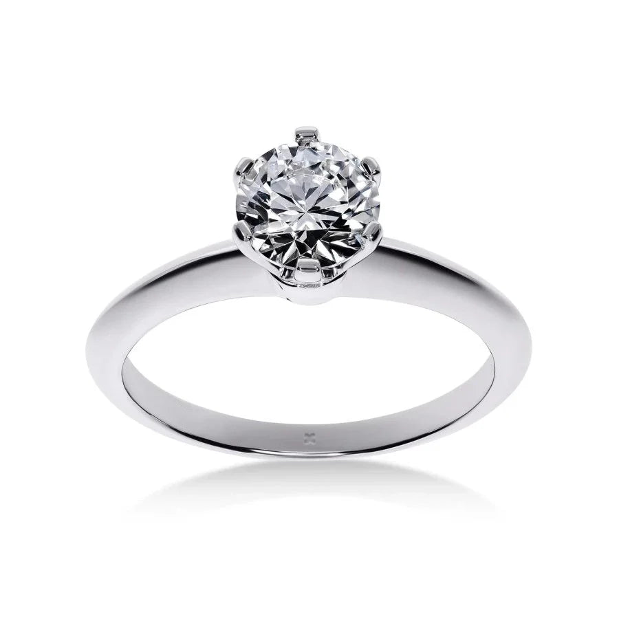 Bague de Fiançailles Diamant 6 Griffes Union | LeDiamanti - LeDiamanti
