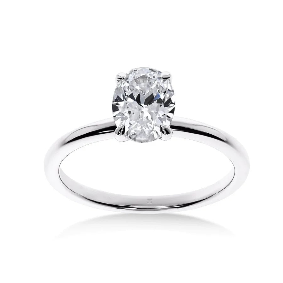 Love - Bague de Fiançailles Diamant Ovale | LeDiamanti - LeDiamanti