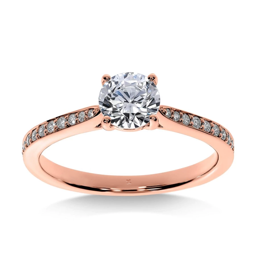 Mon Amour - Bague de Fiançailles Diamant Rond | LeDiamanti - LeDiamanti