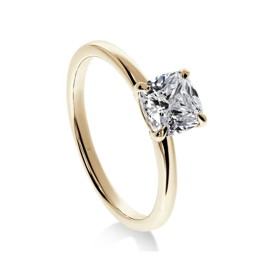 Love - Bague de Fiançailles Diamant Coussin | LeDiamanti - LeDiamanti