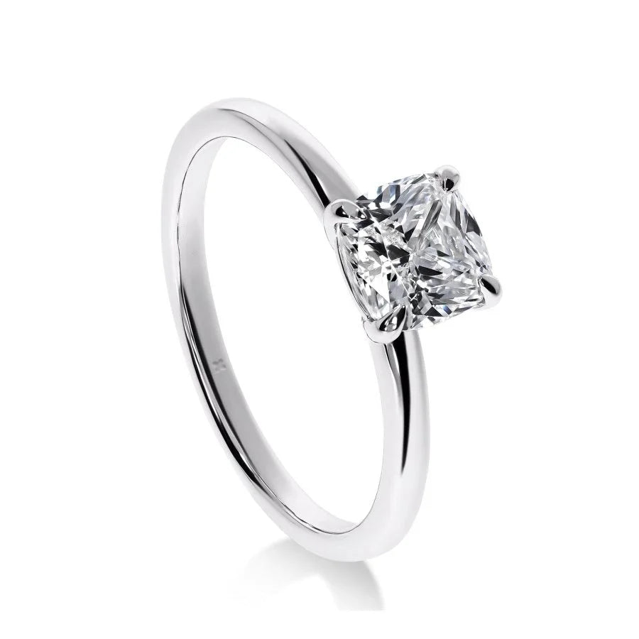 Love - Bague de Fiançailles Diamant Coussin | LeDiamanti - LeDiamanti
