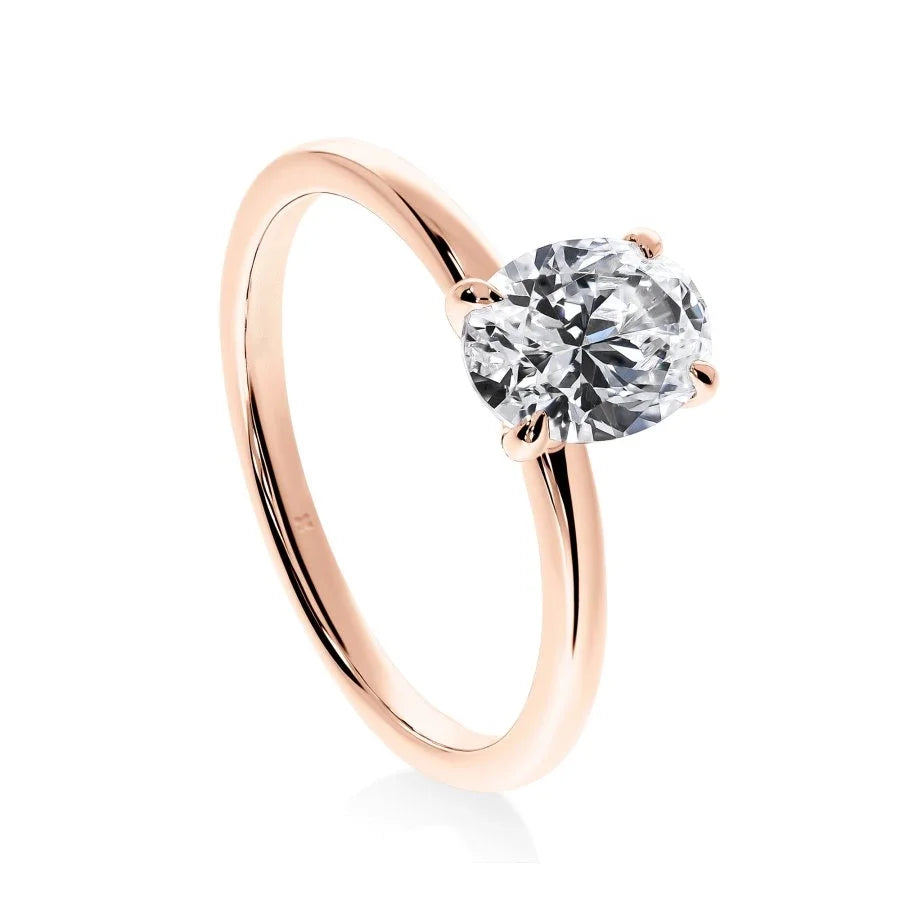 Bague de Fiançailles Diamant Ovale Éclat | LeDiamanti - LeDiamanti