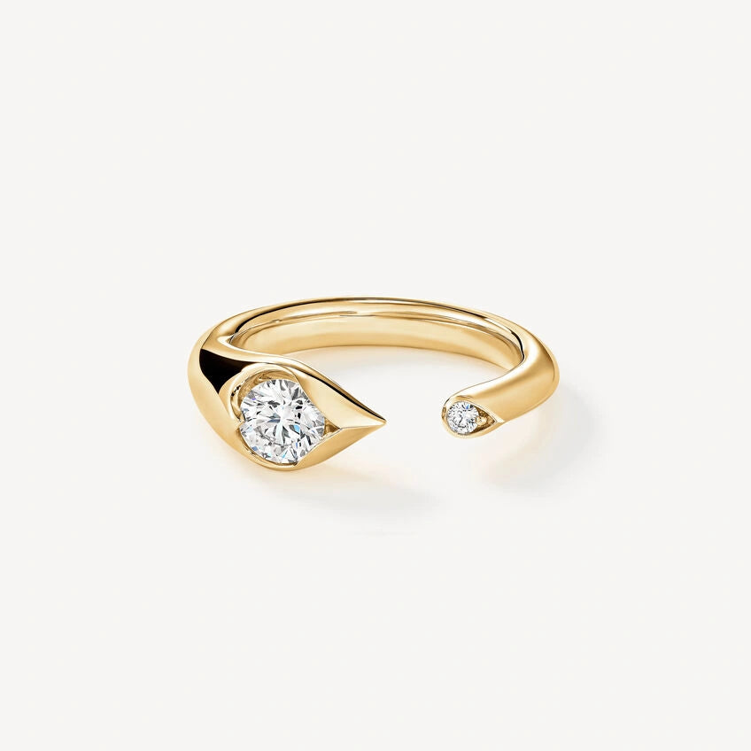 Bague en Diamant Maasai – Design épuré en or | LeDiamanti - LeDiamanti