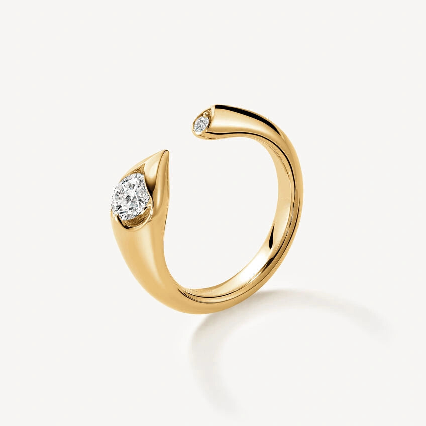 Bague en Diamant Maasai – Design épuré en or | LeDiamanti - LeDiamanti