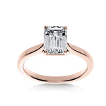 Mon Ange - Bague de Fiançailles Diamant Émeraude | LeDiamanti - LeDiamanti