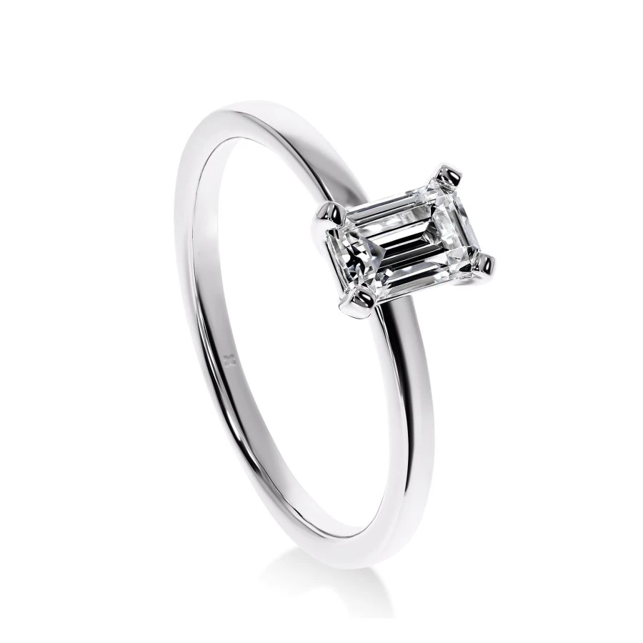 Mon Coeur - Bague de Fiançailles Diamant Princesse | LeDiamanti - LeDiamanti
