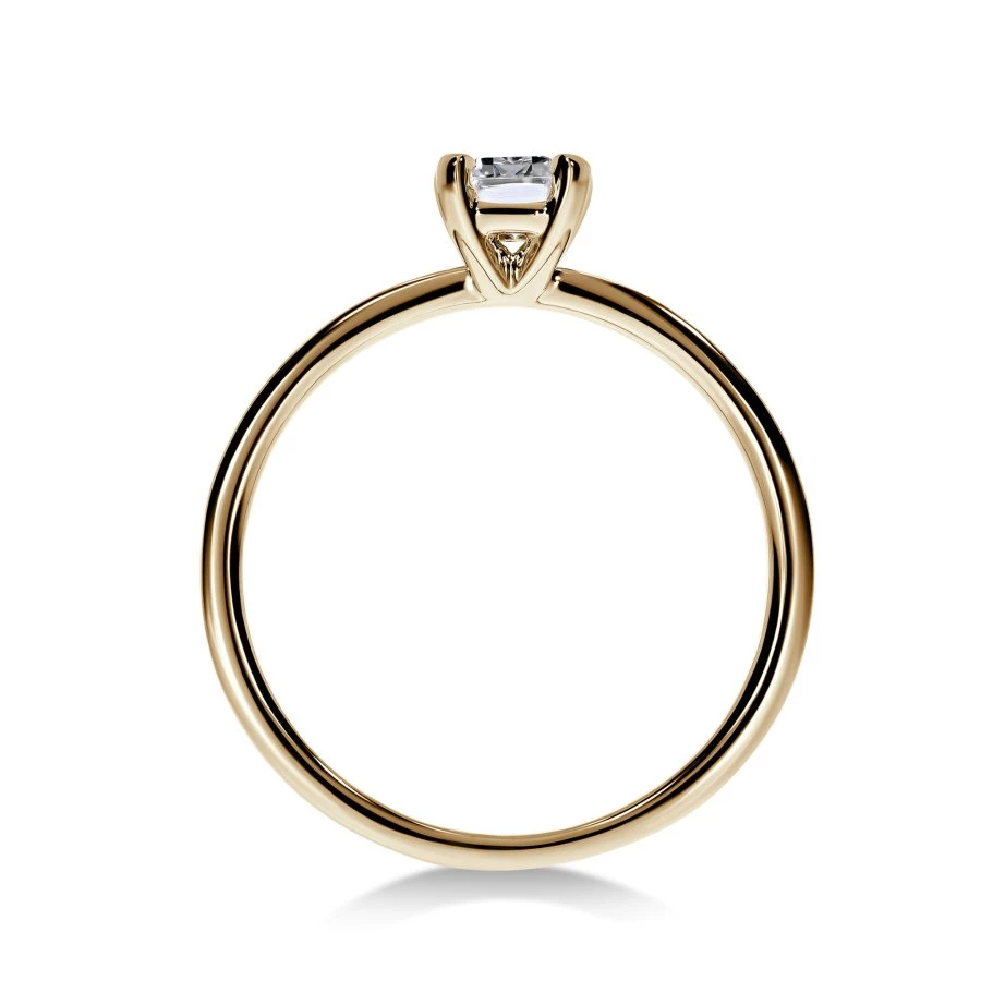 Mon Coeur - Bague de Fiançailles Diamant Princesse | LeDiamanti - LeDiamanti