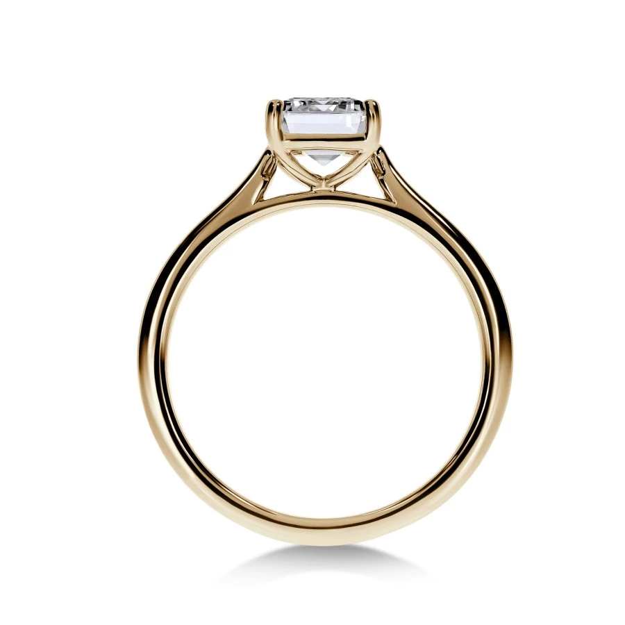 Mon Ange - Bague de Fiançailles Diamant Émeraude | LeDiamanti - LeDiamanti