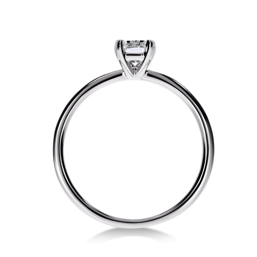 Mon Coeur - Bague de Fiançailles Diamant Émeraude | LeDiamanti - LeDiamanti
