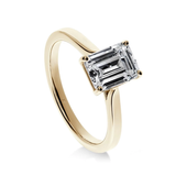 Mon Ange - Bague de Fiançailles Diamant Émeraude | LeDiamanti - LeDiamanti