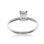 Mon Coeur - Bague de Fiançailles Diamant Princesse | LeDiamanti - LeDiamanti