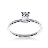 Mon Coeur - Bague de Fiançailles Diamant Princesse | LeDiamanti - LeDiamanti