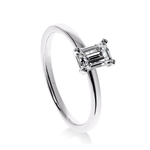 Mon Coeur - Bague de Fiançailles Diamant Émeraude | LeDiamanti - LeDiamanti