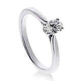 Mon Ange - Bague de Fiançailles Diamant Ovale | LeDiamanti - LeDiamanti