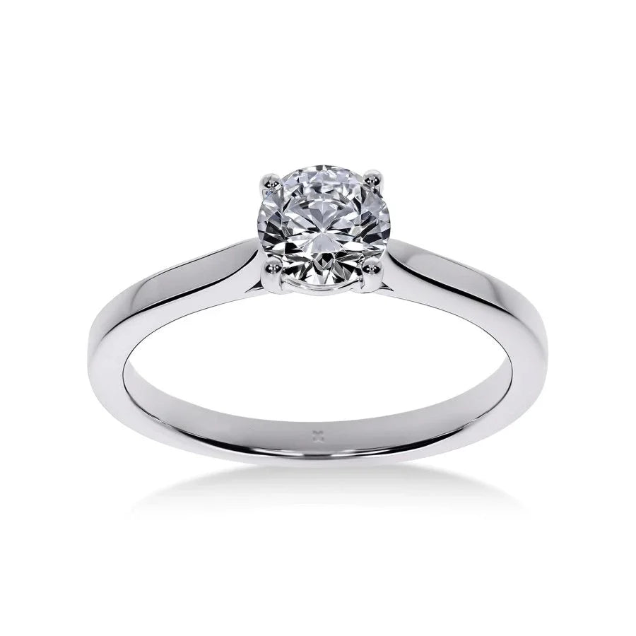 Mon Ange - Bague de Fiançailles Diamant Rond | LeDiamanti - LeDiamanti