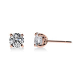 Boucles d'Oreilles Diamant Rond | LeDiamanti - LeDiamanti