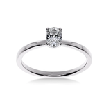 Mon Coeur - Bague de Fiançailles Diamant Ovale | LeDiamanti - LeDiamanti