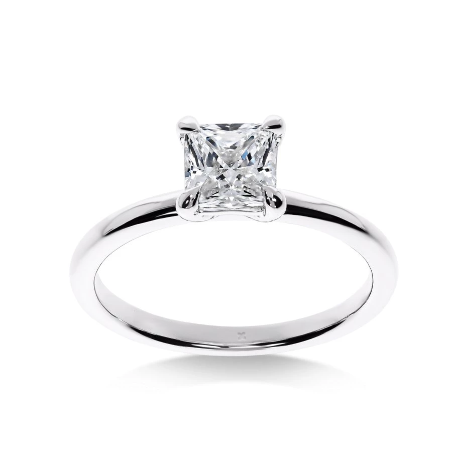 Bague de Fiançailles Diamant Princesse Éclat | LeDiamanti - LeDiamanti