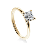 Bague de Fiançailles Diamant Princesse Éclat | LeDiamanti - LeDiamanti