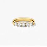 Alliance Délicate 5 Diamants Ronds | LeDiamanti - LeDiamanti