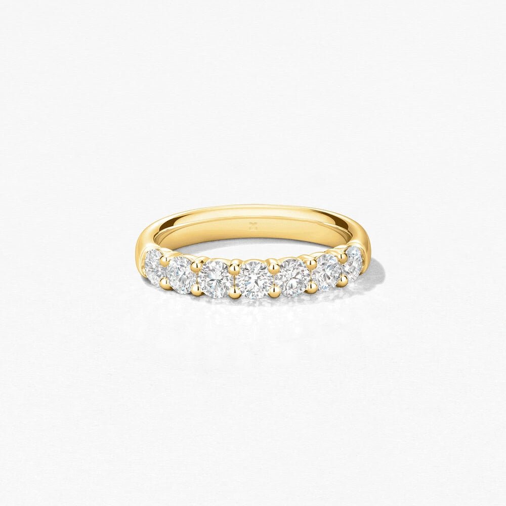 Alliance Délicate 7 Diamants Ronds | LeDiamanti - LeDiamanti