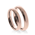 Alliance Homme Jonc en Or & Diamant Secret 4 MM | LeDiamanti - LeDiamanti