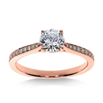 Mon Amour - Bague de Fiançailles Diamant Rond | LeDiamanti - LeDiamanti