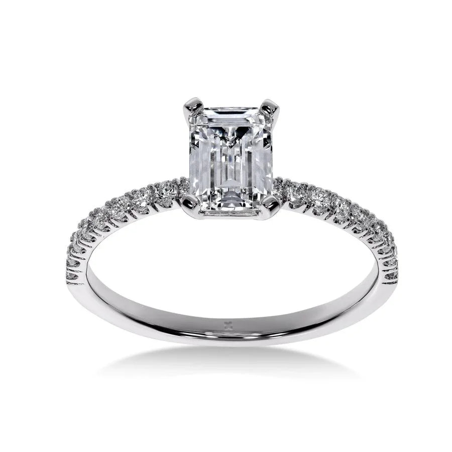 Ma Promise - Bague de Fiançailles Diamant Émeraude | LeDiamanti - LeDiamanti