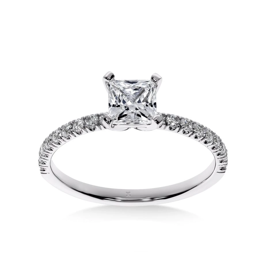Ma Promise - Bague de Fiançailles Diamant Princesse | LeDiamanti - LeDiamanti