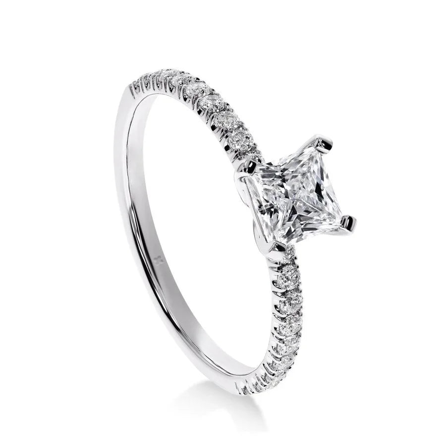 Ma Promise - Bague de Fiançailles Diamant Princesse | LeDiamanti - LeDiamanti