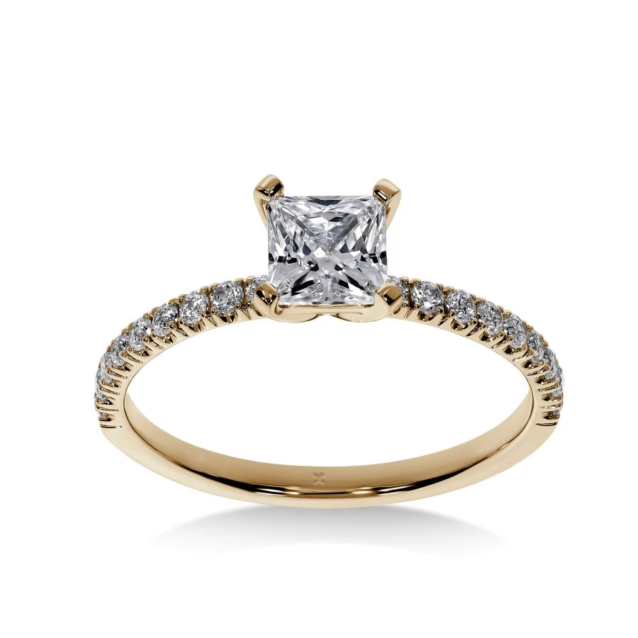 Ma Promise - Bague de Fiançailles Diamant Princesse | LeDiamanti - LeDiamanti