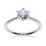 Ma Vie - Bague de Fiançailles Diamant Princesse | LeDiamanti - LeDiamanti