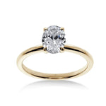 Bague de Fiançailles Diamant Ovale Éclat | LeDiamanti - LeDiamanti