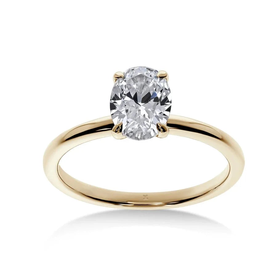 Bague de Fiançailles Diamant Ovale Éclat | LeDiamanti - LeDiamanti