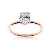 Bague de Fiançailles Diamant Ovale Éclat | LeDiamanti - LeDiamanti