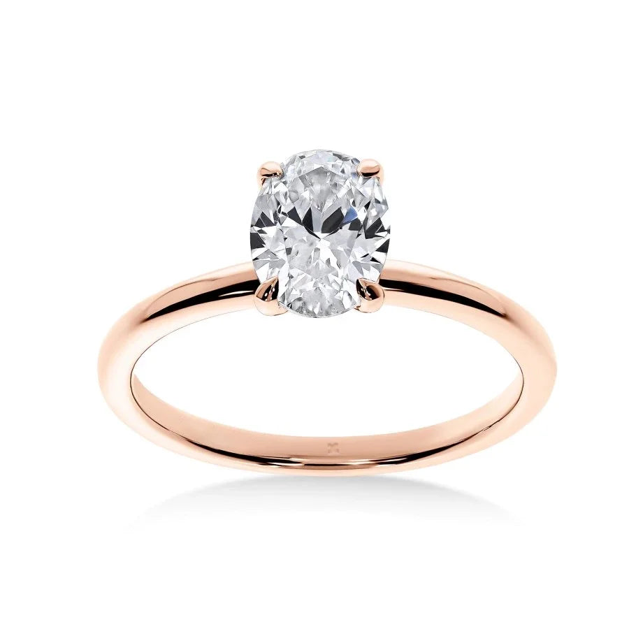 Love - Bague de Fiançailles Diamant Ovale | LeDiamanti - LeDiamanti