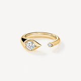Bague en Diamant Maasai – Design épuré en or | LeDiamanti - LeDiamanti