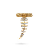 Bague London Grande – Audace et raffinement en or | LeDiamanti - LeDiamanti