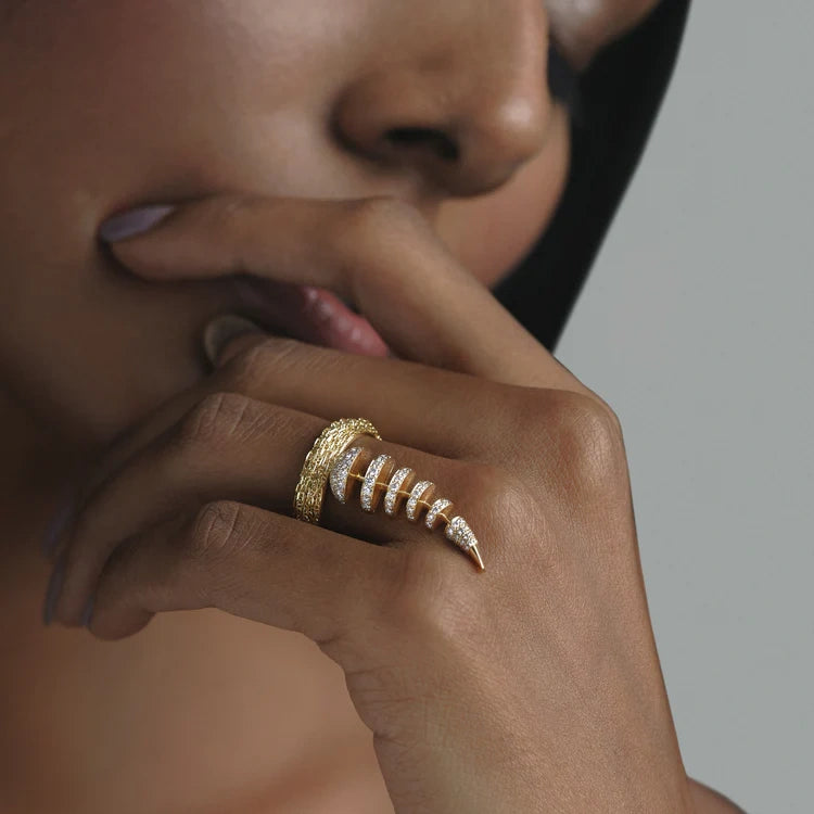 Bague London Grande – Audace et raffinement en or | LeDiamanti - LeDiamanti