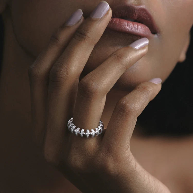 Bague en diamant London Petite – Raffinement et élégance en or  | LeDiamanti - LeDiamanti