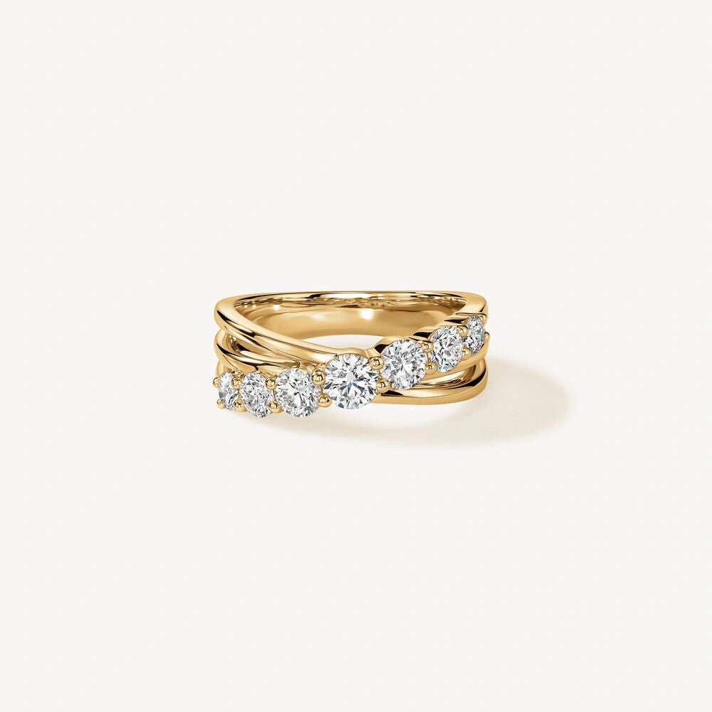 Bague en Diamant Montmartre – Élégance parisienne en or | LeDiamanti - LeDiamanti